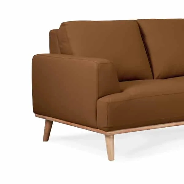 Stanford Sofa 3 Seater - Leather - Image 2