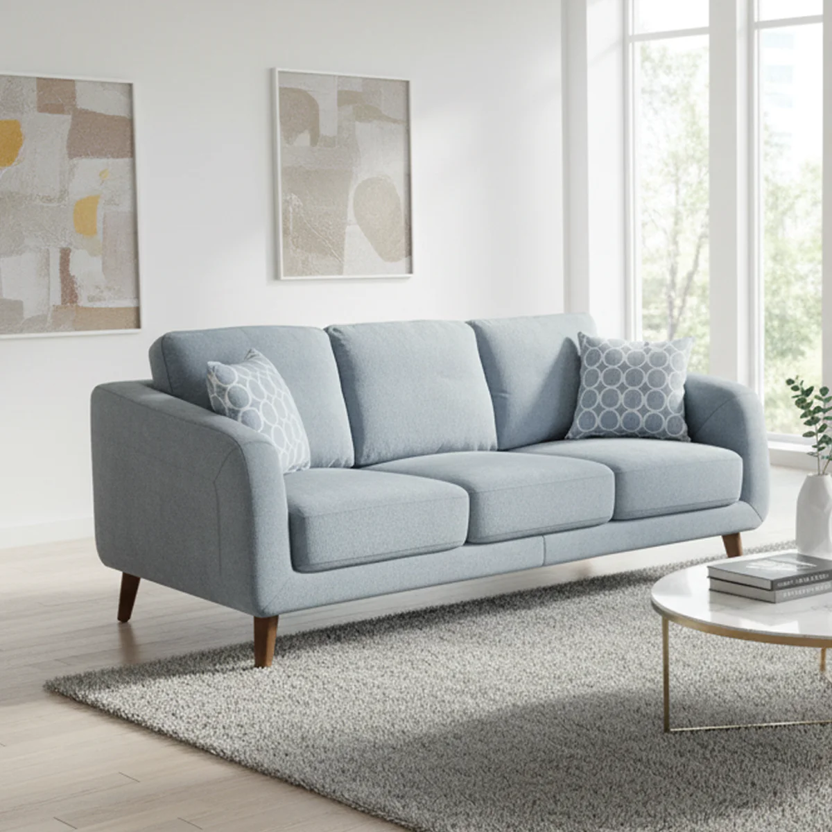 Darlinghurst Fabric 3 Seater