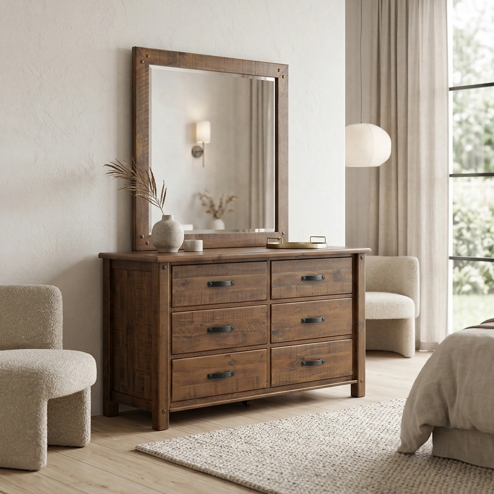 Longyard Dresser & Mirror