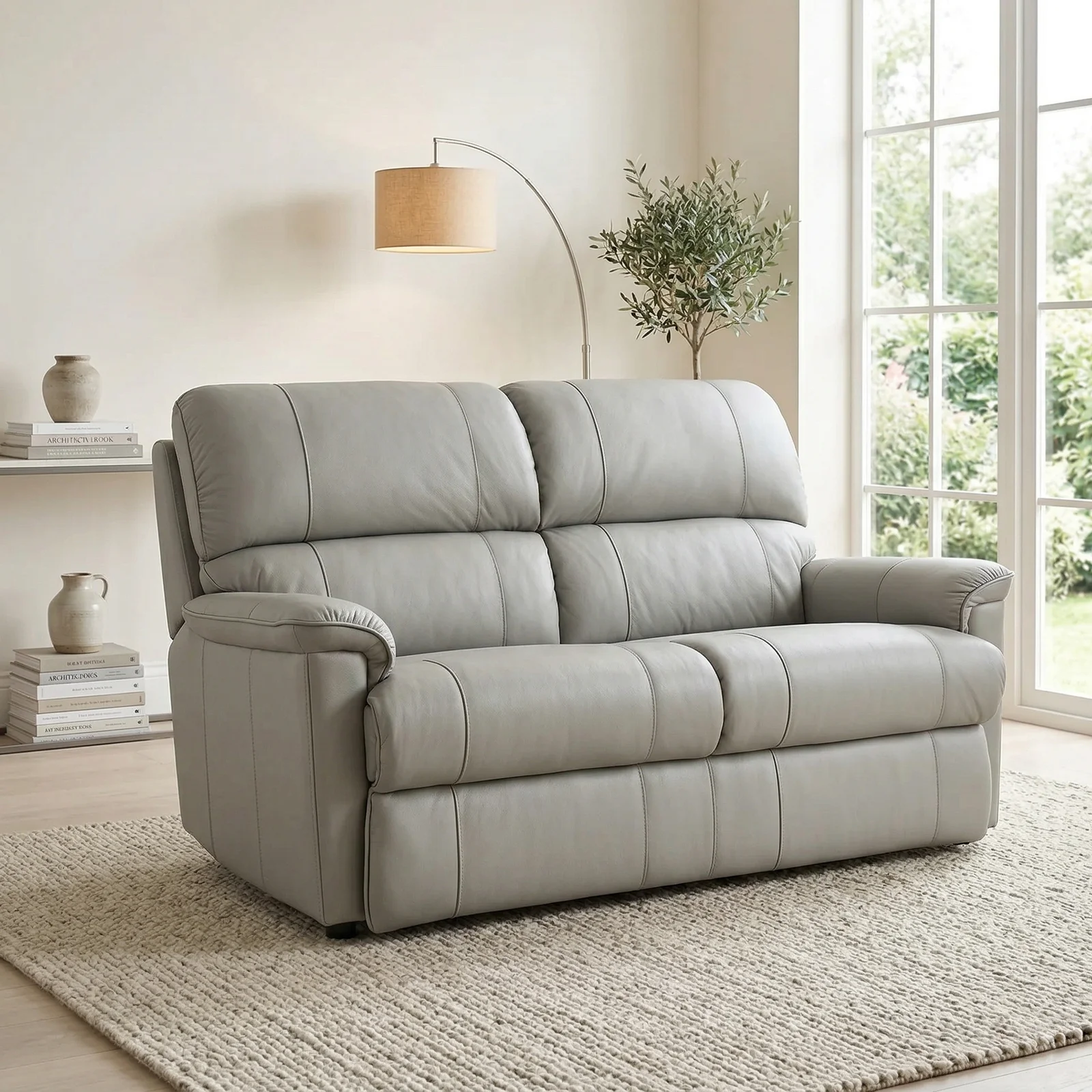 Stanley Leather 2.5 Seater