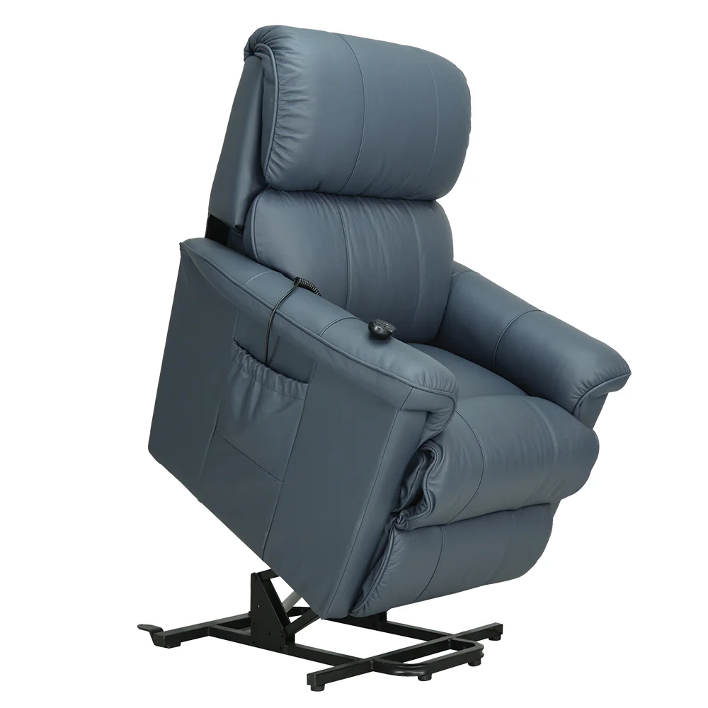 Stanley Bronze Power Lift Leather Chair - Image 2