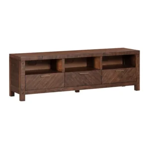 Colchester TV Unit, Parquet design TV stand, Natural wood media center, Elegant TV unit, Classic wood TV stand, Luxury TV furniture, Durable media unit, High-quality TV stand, Functional entertainment unit, Stylish living room furniture