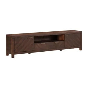 Colchester TV Unit, Parquet design TV stand, Natural wood media center, Elegant TV unit, Classic wood TV stand, Luxury TV furniture, Durable media unit, High-quality TV stand, Functional entertainment unit, Stylish living room furniture