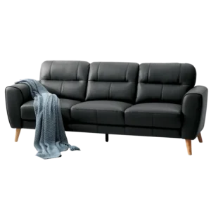 Sonora 3 seater Leather Sofa lounge