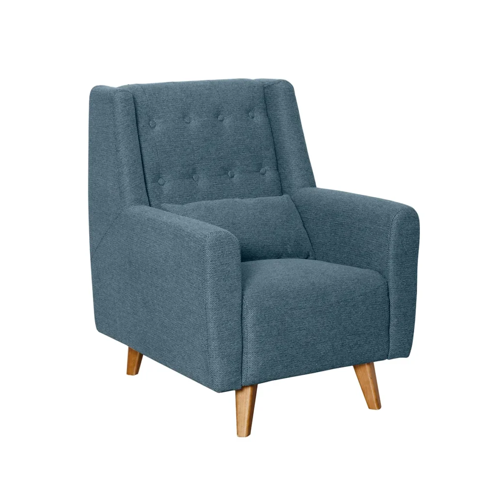 Erica Accent Chair with Tufted Back