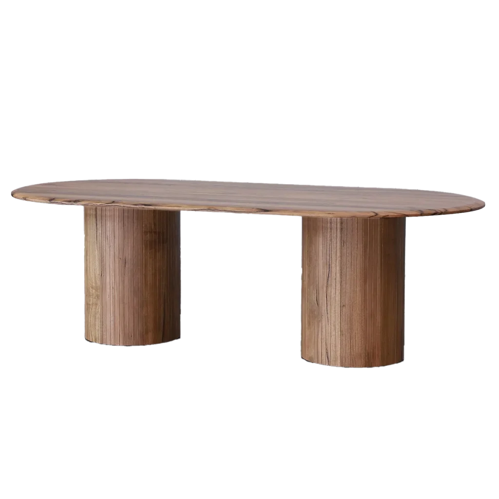 Fremantle Dining Table in Marri timber.