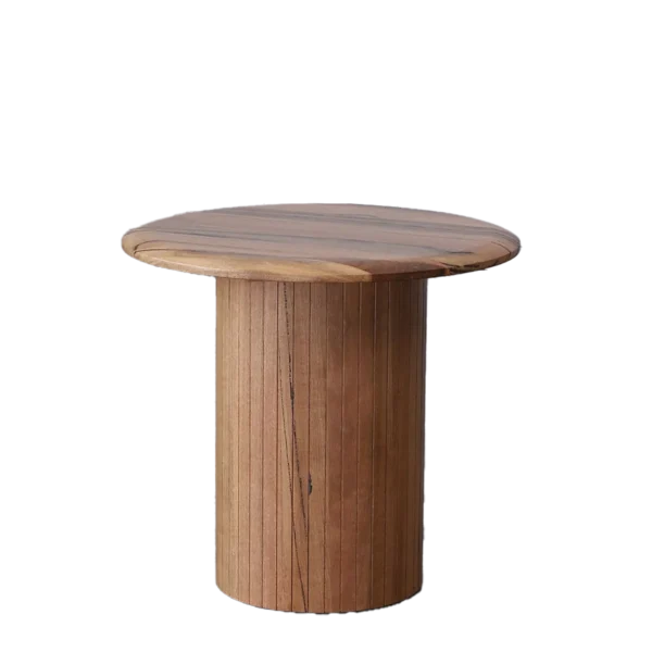 Fremantle End Table in Marri timber.