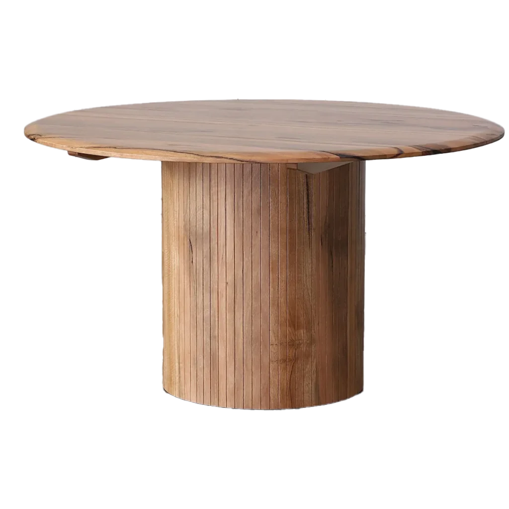 Fremantle Round Dining Table in Marri timber.