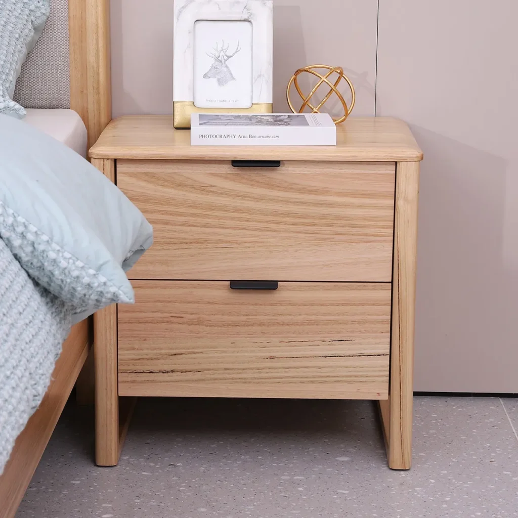 Yarra Bedside Table with two drawers