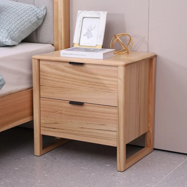 Yarra Bedside Table with two drawers