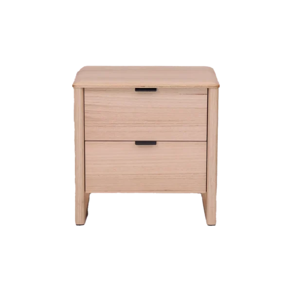 Yarra Bedside Table with two drawers