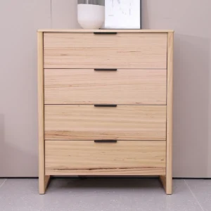 Tallboy with four drawers in modern finish