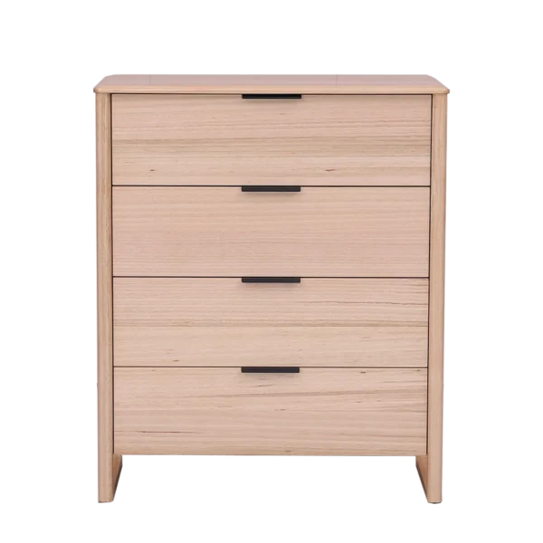 Tallboy with four drawers in modern finish