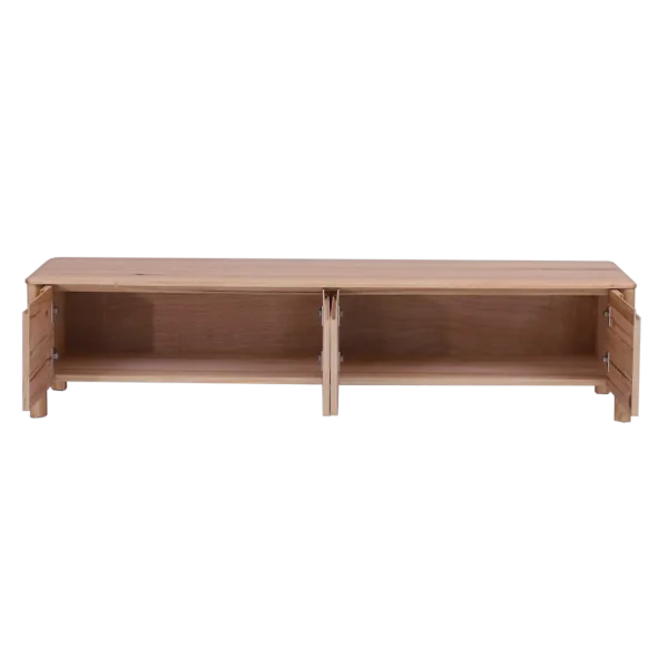 Yarra Entertainment Unit/TV Stand with solid Ash tops and legs in 1800mm and 2100mm sizes