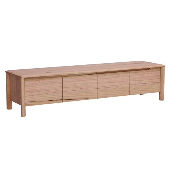 Yarra Entertainment Unit/TV Stand with solid Ash tops and legs in 1800mm and 2100mm sizes