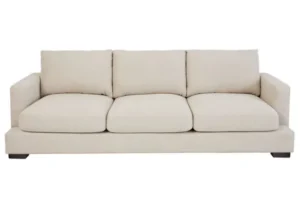 Clovelly Lounge Suite – LHF 2.5 Seater + Corner + RHF 2.5 Seater in Bluefox fabric.