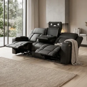 Brookvale 3 Seater Electric Sofa with Drop-Down Tray