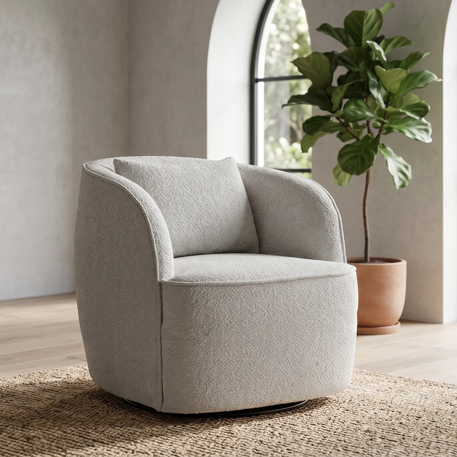 Ascot Swivel Accent Chair