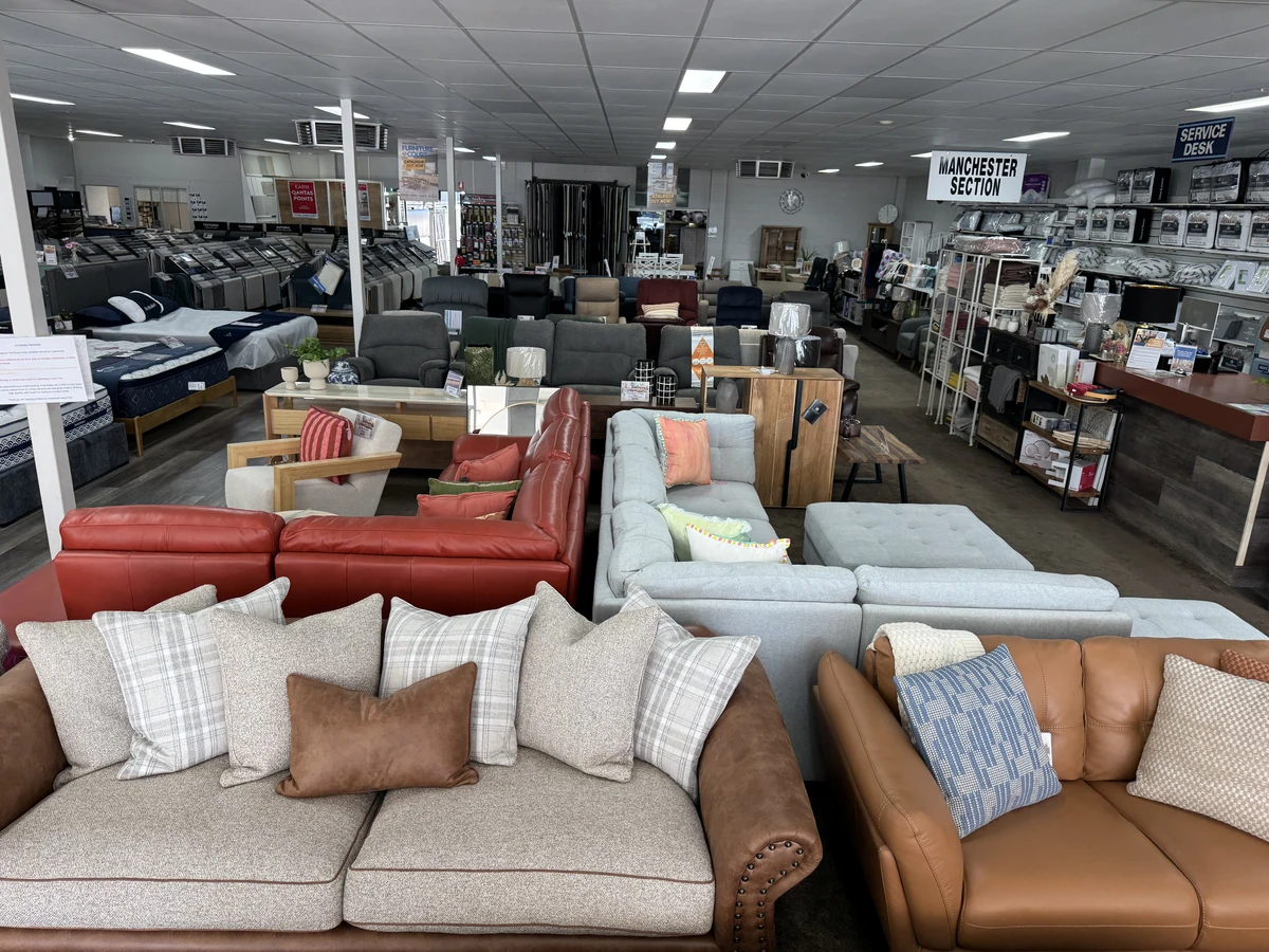 Furniture showroom in Longreach at Coola Carpets and Furniture