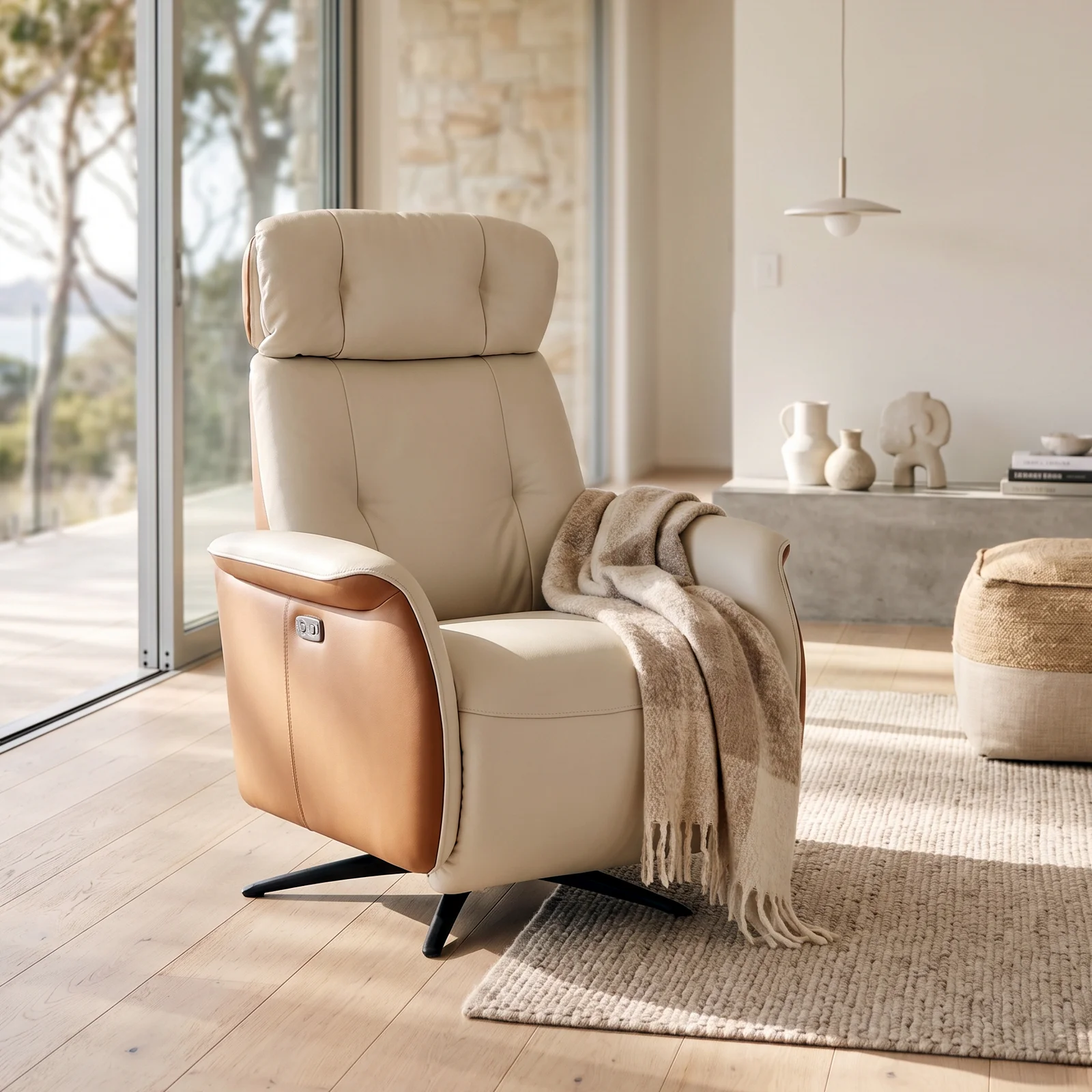 Sanctuary Swivel Electric Recliner