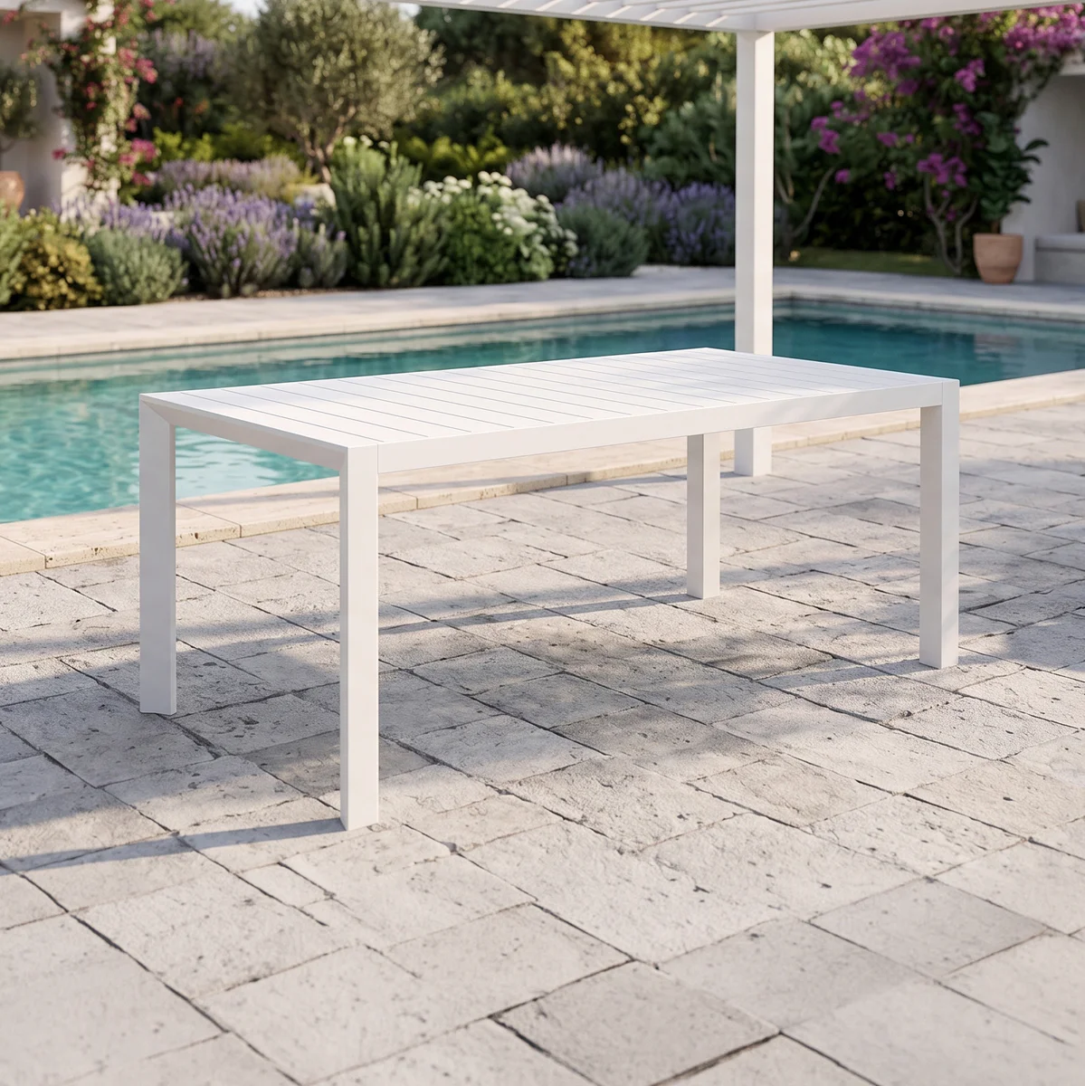 Icaria 178cm Outdoor Dining Table - Image 2