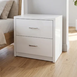 Nook Bedside Table-White